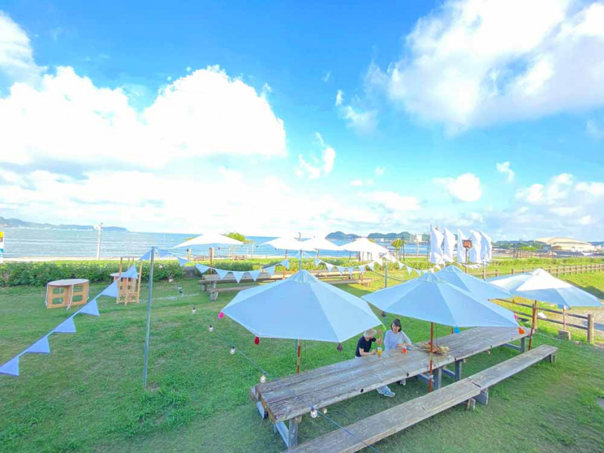 青い海を眺めながらビーチでジビエバーベキュー グランピング Blue Beach Nachi 和歌山 県東牟婁郡那智勝浦町 ジビエポータルサイト ジビエト