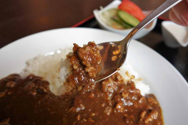 ゴロゴロ食感が魅力の猪肉100％ジビエカレー「君津市森林体験交流センター 森の里」
